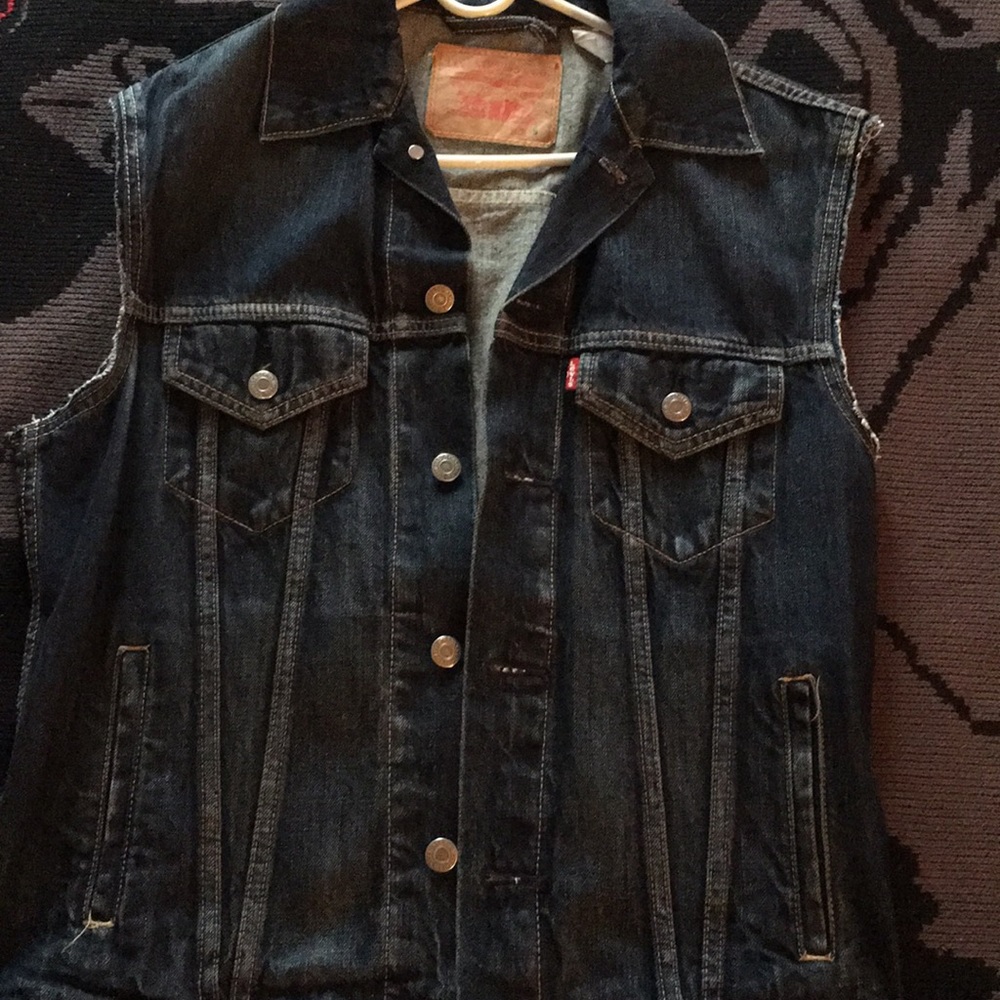 Levi jean jacket vest